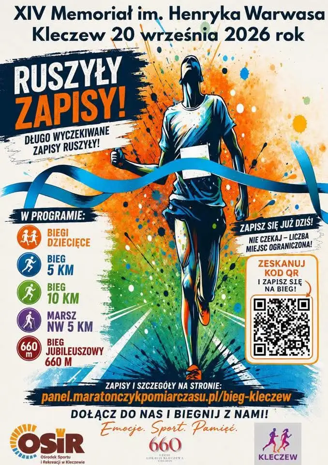 XIV Memoriał im. Henryka Warwasa w Kleczewie – zapisy już ruszyły
