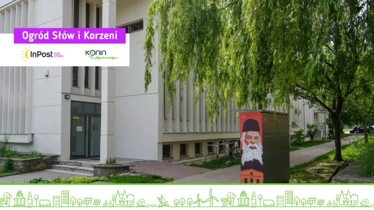 „Ogród Słów i Korzeni” – nowa zielona przestrzeń przy bibliotece w Koninie z dofinansowaniem InPost