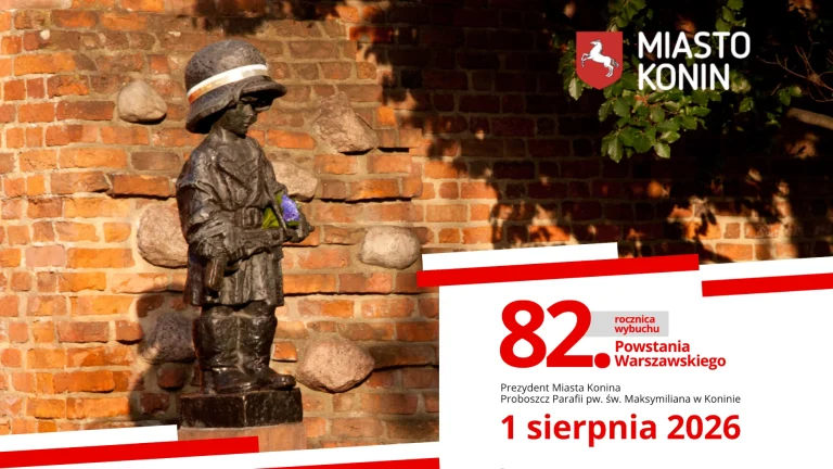 82. rocznica Powstania Warszawskiego w Koninie – program obchodów 1 sierpnia