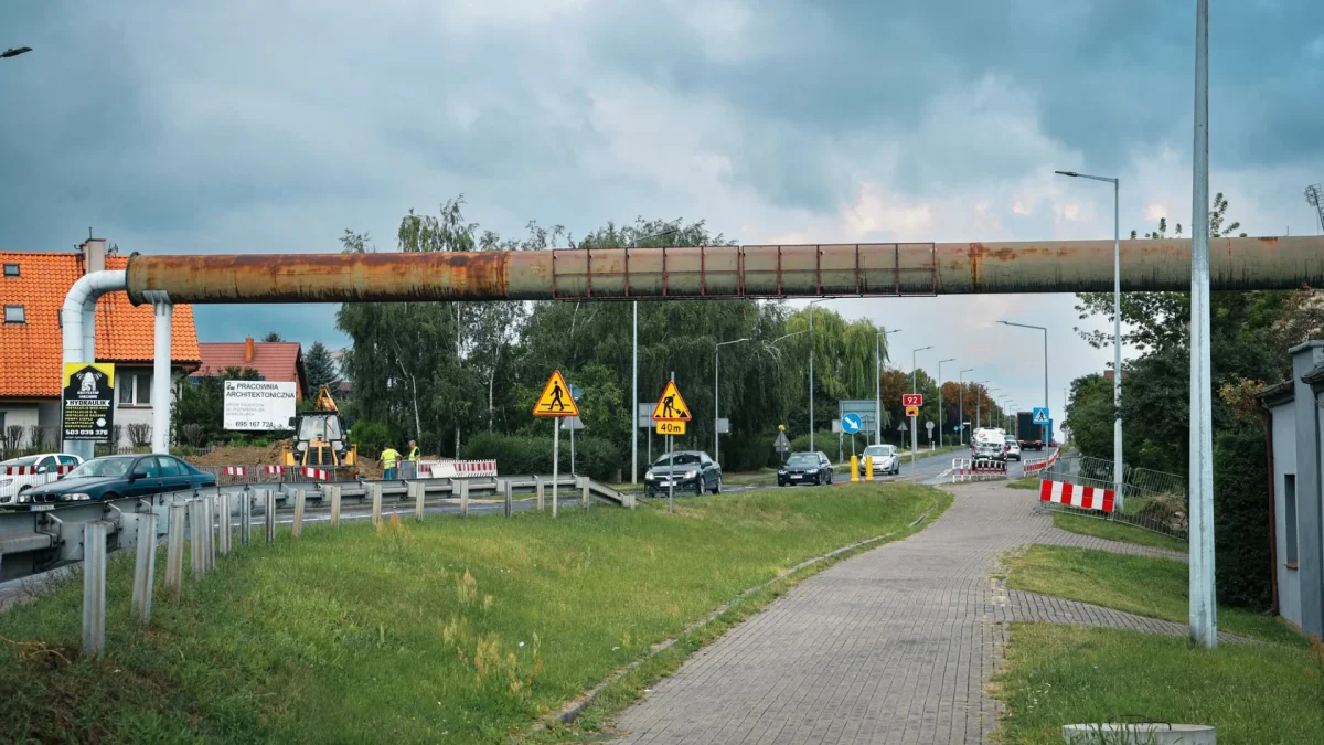 Zamknięcie DK92 w Słupcy: demontaż estakady nad drogą krajową