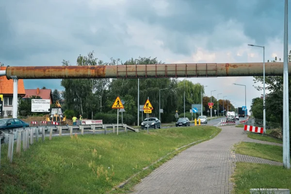 Zamknięcie DK92 w Słupcy: demontaż estakady nad drogą krajową