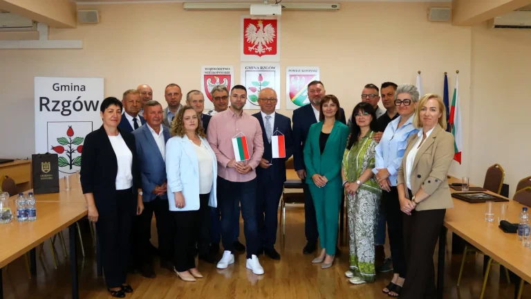 Bułgarska delegacja z Popowa z wizytą w Rzgowie podczas święta plonów