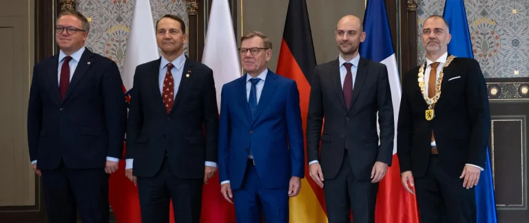 35-lecie Trójkąta Weimarskiego: ministrowie o bezpieczeństwie i wsparciu dla Ukrainy