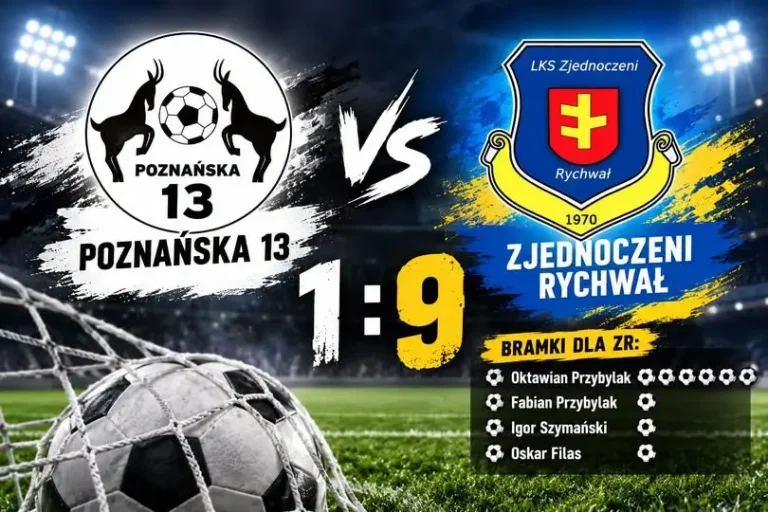 Trampkarze Zjednoczonych Rychwał rozgromili Poznańską 13 aż 9:1