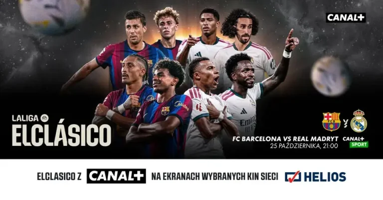 El Clásico w kinach Helios – Barcelona kontra Real Madryt na wielkim ekranie