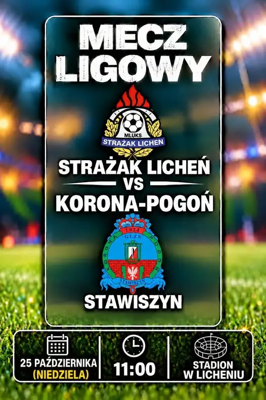 Strażak Licheń Stary kontra Korona Pogoń Stawiszyn – zapowiedź niedzielnego meczu