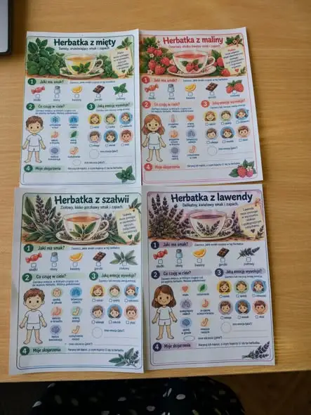 Klasa 2b odkrywa świat herbaty – warsztaty z mamą Jolantą