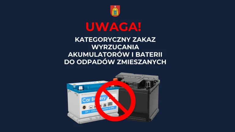 Pożar śmieciarki w Modle Królewskiej. Gmina Stare Miasto ostrzega przed wyrzucaniem baterii