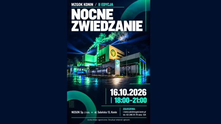 Nocne zwiedzanie MZGOK w Koninie. Druga edycja już 16 października